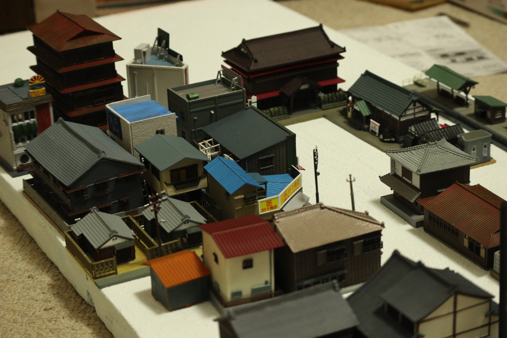 昭和レトロジオラマ】第一弾制作過程│一人旅研究会