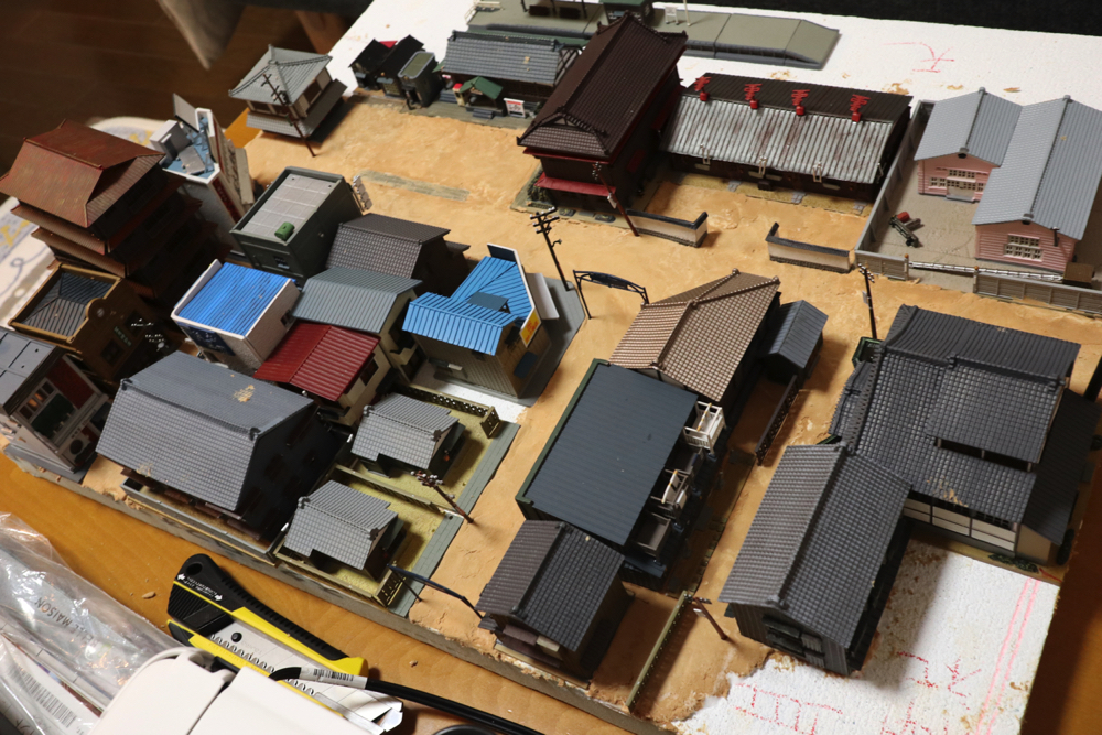 昭和レトロジオラマ】第一弾制作過程│一人旅研究会