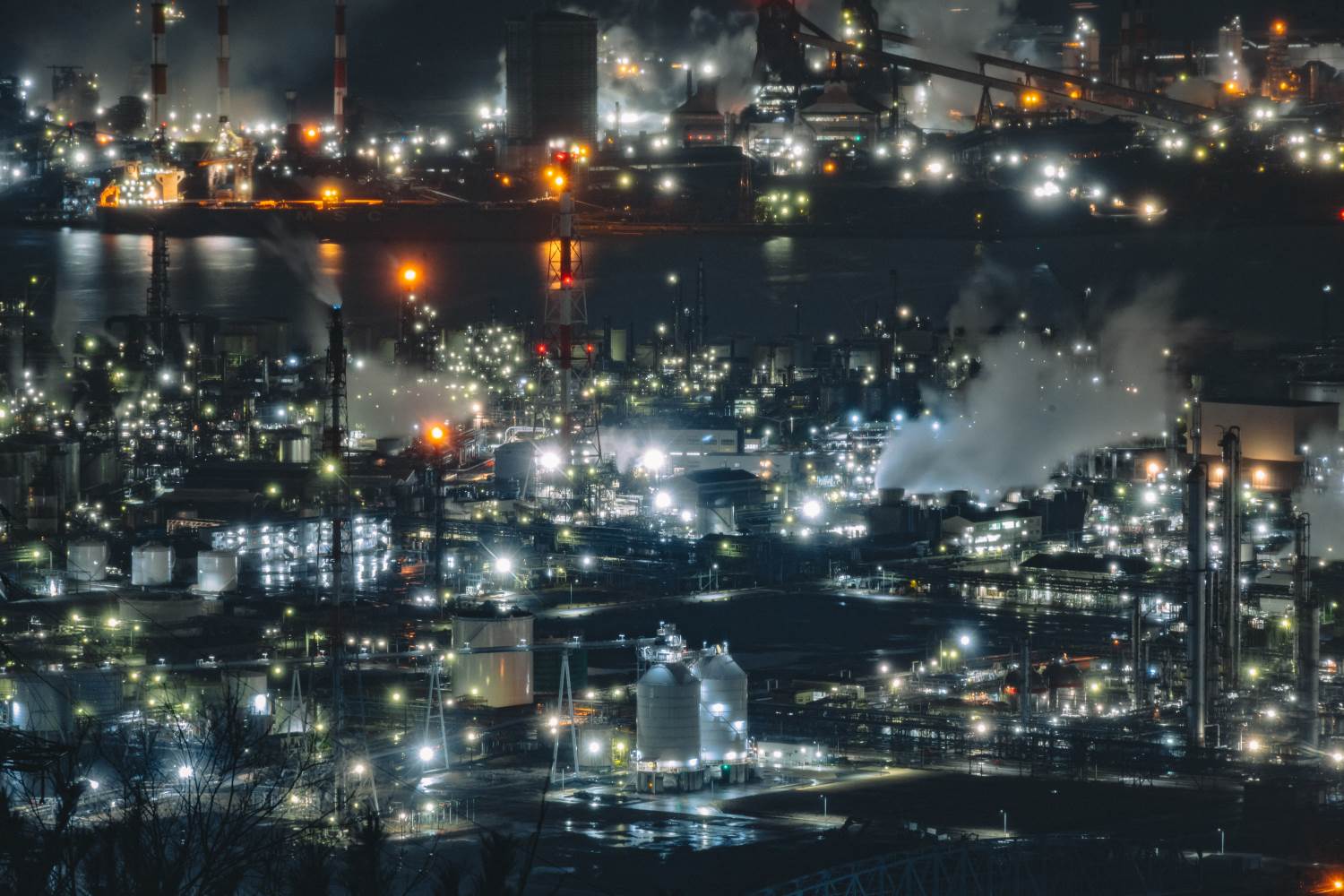 岡山】圧倒的工場夜景が楽しめる鷲羽山スカイライン水鳥展望台！│一人
